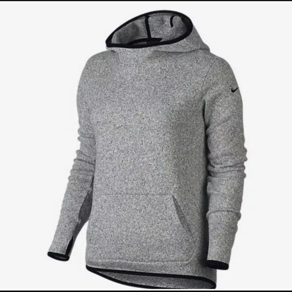 NIKE: Grey Hypernatural Therma Fit Hoodie AA062